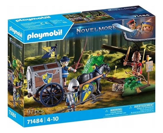 Playmobil Zestaw figurek Novelmore 71484 Napad na wóz transportowy