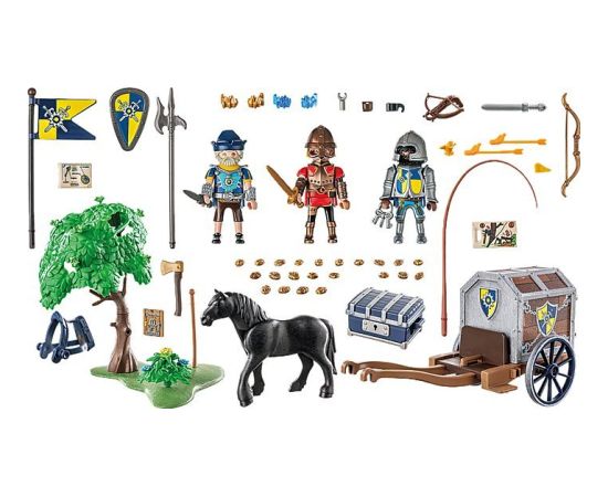 Playmobil Zestaw figurek Novelmore 71484 Napad na wóz transportowy