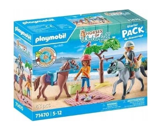 Playmobil Zestaw figurek Horses 71470 Wycieczka konna na plażę z Amelią i Benem