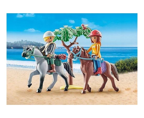 Playmobil Zestaw figurek Horses 71470 Wycieczka konna na plażę z Amelią i Benem