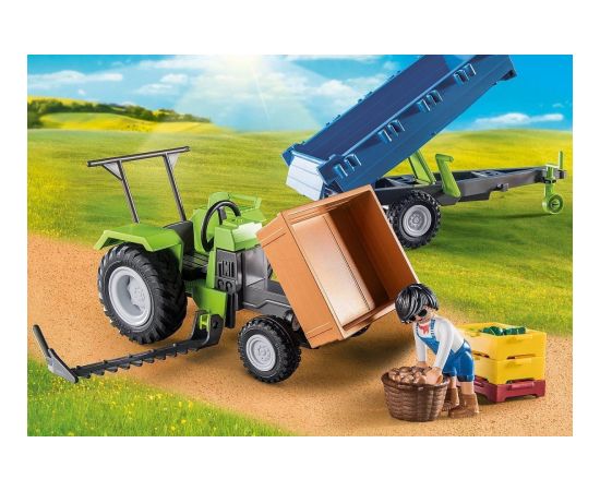 Playmobil Playmobil Traktor z przyczepą 71249