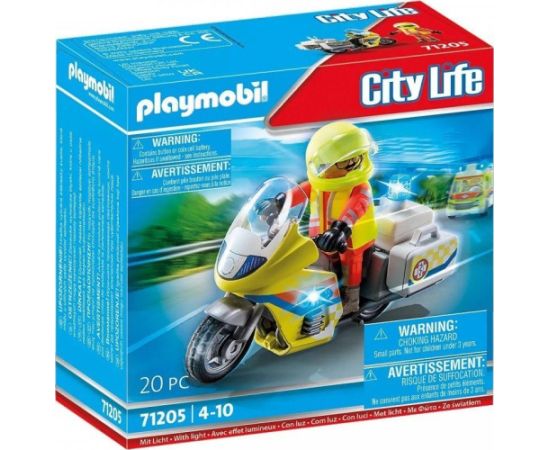 Playmobil Playmobil Motor ratunkowy ze światłem 71205