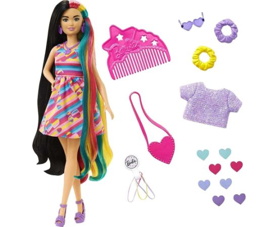 Lalka Barbie Mattel Barbie Totally Hair Serca HCM87/HCM90