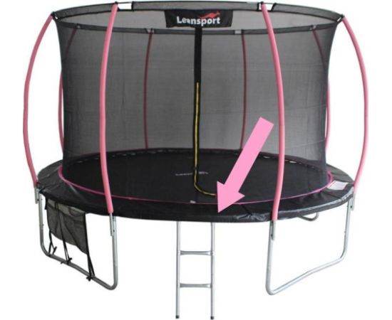 Lean Sport Osłona na sprężyny do Trampoliny Sport Max 6ft Czarno-Różowa