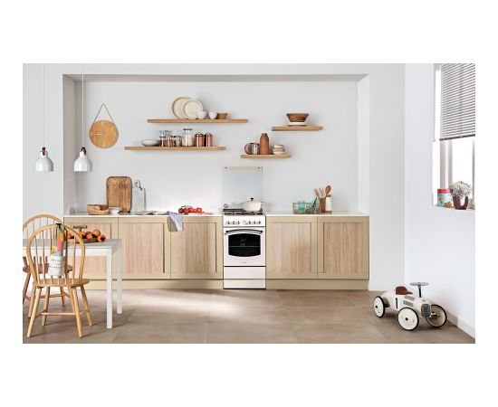 Gas stove with electric oven Indesit IS5G8MHJE1