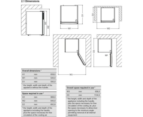 Refrigerator Whirlpool W55VM1120W2