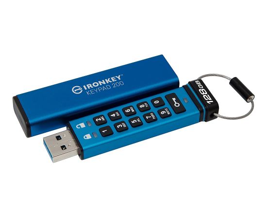 Kingston IronKey Keypad 200 128GB USB Stick (USB-A 3.2 Gen 1)