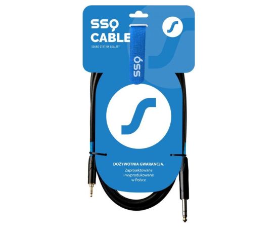 SSQ MiJS2 - Cable Jack Stereo 3,5 mm - Jack stereo 6,3 mm, 2 m