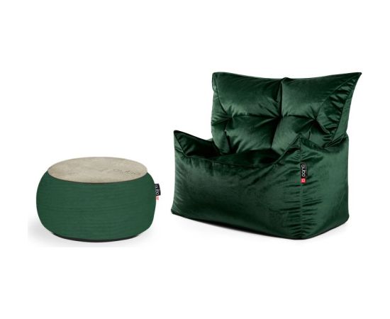 Qubo Chillin Set KALA + JUST TABLE + JUST TOP Emerald FRESH Wood