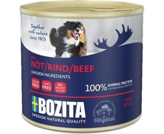 Bozita Bozita Dog Pasztet z wołowiną puszka 625g