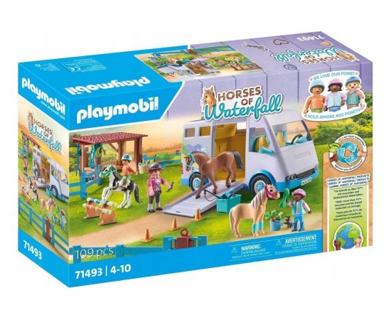 Playmobil Playmobil Horses of Waterfall 71493 Mobilna nauka jazdy konnej