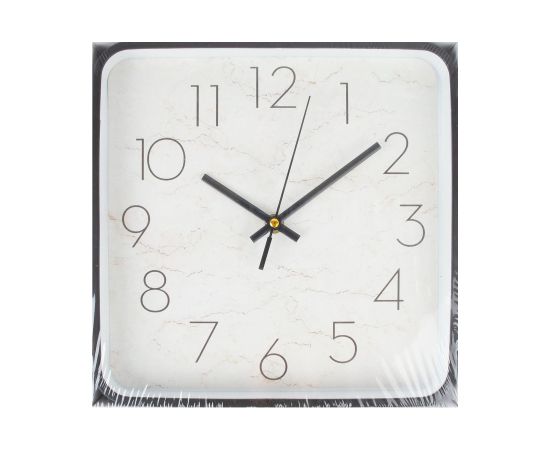 Wall clock HENRY 25x25cm, square