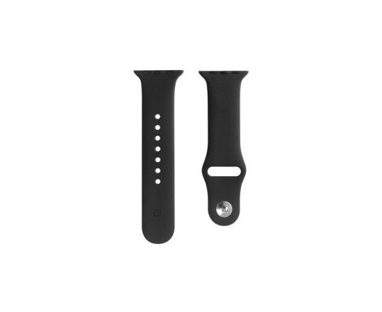 Evelatus   Apple Watch 38/40/41mm Silicone Loop Watch Straps (110mm S/M) Black