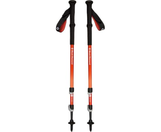 Black Diamond Trekking Poles Trail Back Fitness Equipment (1 Pair, 100 to 140 cm, Burnt Sienna)