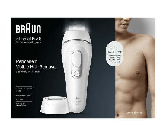 Depilator Braun Silk-expert Pro 5 PL5145 IPL biało-srebrny