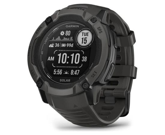 Garmin Instinct 2X Solar Graphite viedā aproce