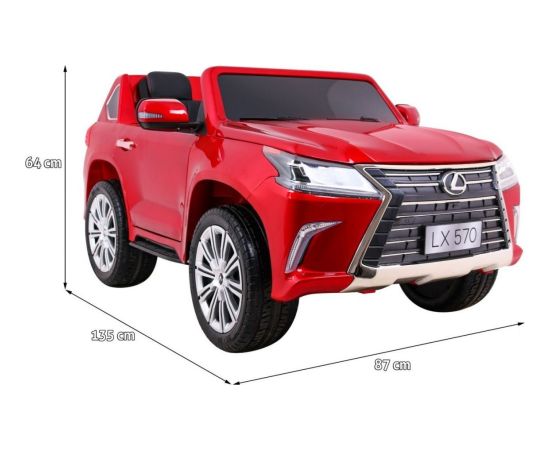 Pojazd Lexus LX570 Lakierowany Czerwony