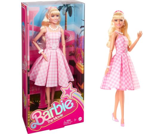 Lalka Barbie Mattel Margot Robbie jako Barbie (różowa sukienka) HPJ96