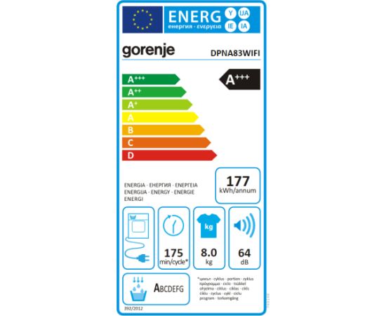 Gorenje DPNA83WIFI