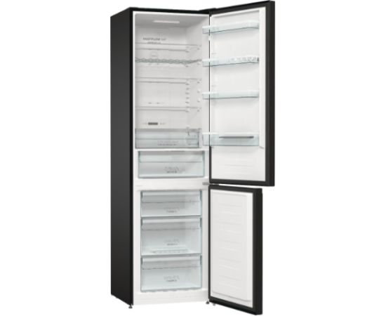 Gorenje NRK620EABXL4 Ledusskapis Melns 200cm