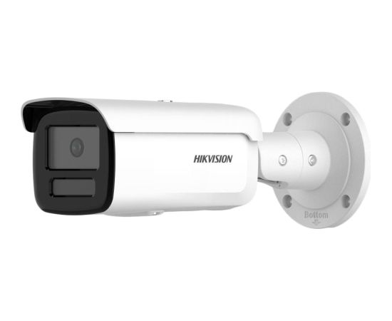 Hikvision 4MP IP Bullet camera, H265+, 1/1.8" progressive CMOS, 2688 × 1520 Effective Pixels, 25fps@1520P, Focal Length 2.8mm FOV 104°, 0.0005Lux@(F1.0,AGC ON), 0 Lux with light