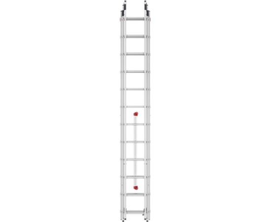 Hailo Лестница комбинируемая ProfiStep Combi/алюминий/3х12 ступеней