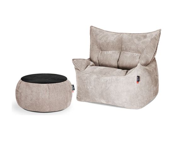 Qubo Chillin Set KALA + JUST TABLE + JUST TOP Wood FEEL Wood