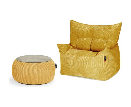 Qubo Chillin Set KALA + JUST TABLE + JUST TOP Gatsby FEEL Wood