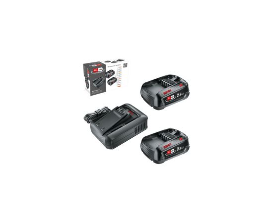 Piederumu komplekts Bosch Starter Set 18V; 18 V; 2x2,5 Ah akum.