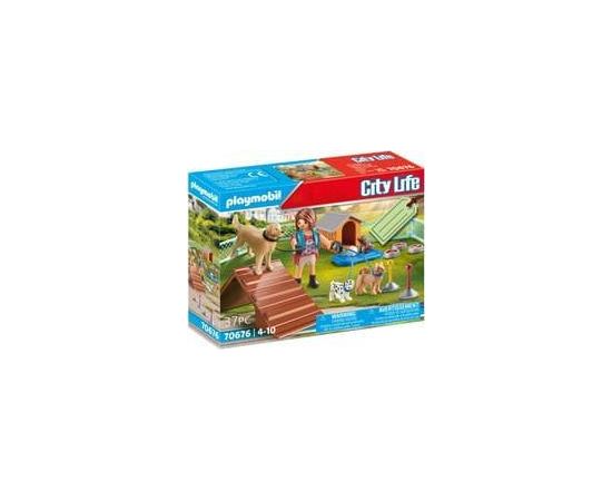 Playmobil PLAYMOBIL 70676 Dog Trainer gift set, construction toy