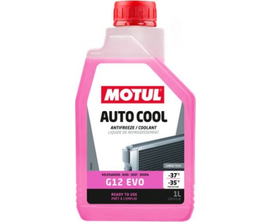 Motul Auto Cool G12 EVO -37o 1L dzesēšanas šķidrums G12+ G13 VW