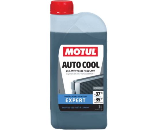 Motul AUTO COOL Expert -37o 1L antifrīzs G11 (Inugel) zils Dzesēšanas šķidrums