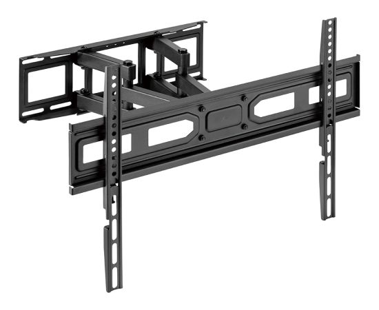 JVC Free-tilt design: simplifies adjustment for better visibility and reduced glareSwivel mechanism provides maximum viewing flexibilitySpirit level ensures perfect positioningConvenient cable holder. 37-80". Max 40kg.