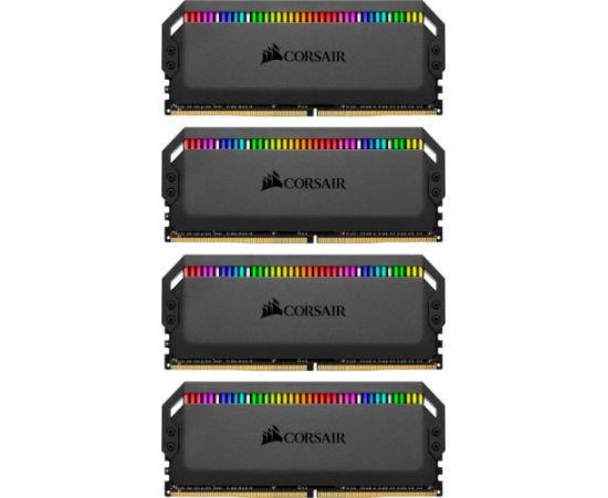 Corsair DDR4 32 GB 3600-CL18 - Quad-Kit - Dominator Platinum RGB Black