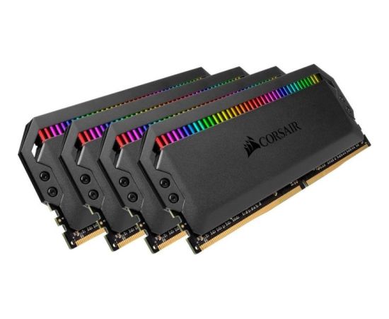 Corsair DDR4 32 GB 3600-CL18 - Quad-Kit - Dominator Platinum RGB Black