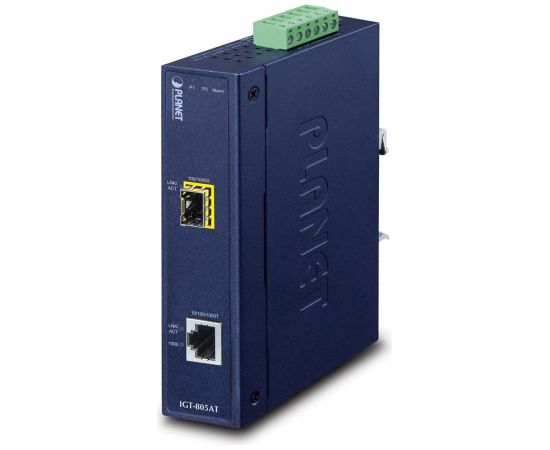 PLANET IGT-805AT network media converter 1000 Mbit/s Blue