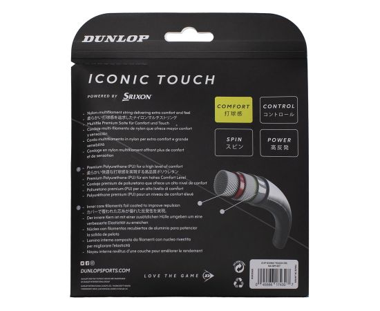 Tennis string Dunlop Iconic Touch 17G/1.30mm/12m Multifilament Natural