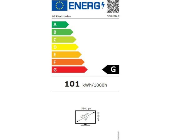 DISPLAY LCD 55"/55UH7N-E LG