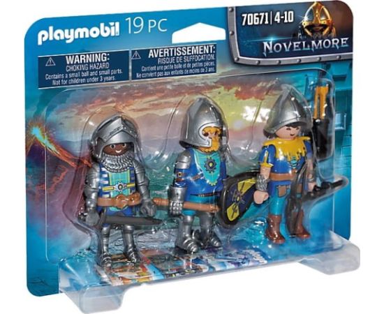 Playmobil Zestaw Trzech Rycerzy Novelmore (70671)