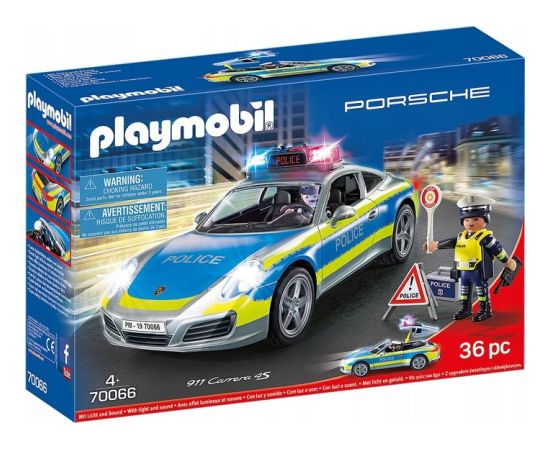 Playmobil Porsche 911 Carrera 4S Policja (70066)