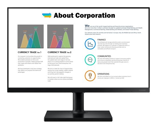 Monitor Samsung T45F (LF24T450FQRXXU)