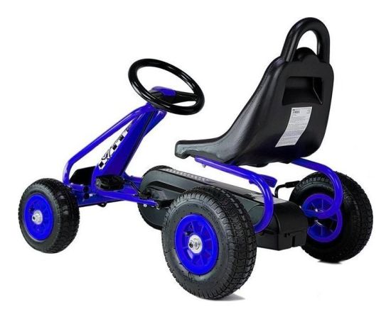 LeanToys Gokart na Pedały G201 Niebieski