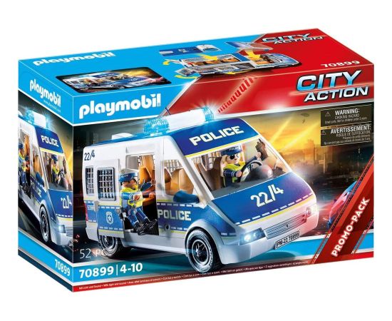 Playmobil Transporter Policyjny Ze Światłem i Dźwiękiem (70899)