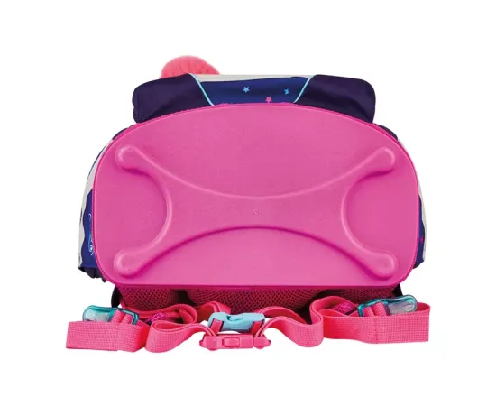 Herlitz FiloLight Plus Pink Stars, school bag (pink/purple, incl. filled 16-piece school case, pencil case, sports bag)