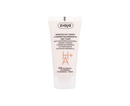 Ziaja Face Mask + Scrub / With Hyaluronic Acid 55ml