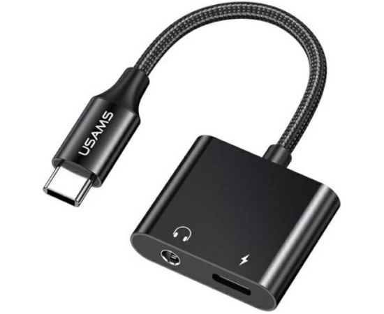 Usams AU15 USB-C - jack 3.5m DAC + USB-C PD Адаптер 60W