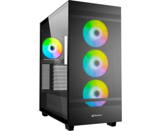 Sharkoon Rebel C50 RGB, tower case (black, tempered glass)