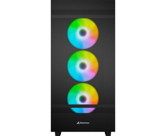 Sharkoon Rebel C50 RGB, tower case (black, tempered glass)