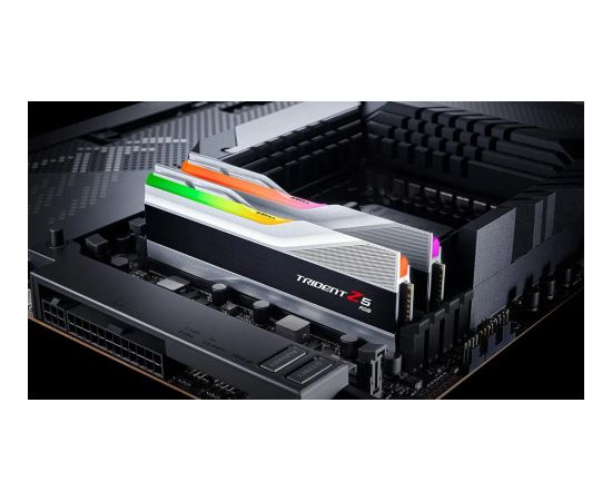 G.Skill DDR5 32GB - 6800 - CL - 34 - Dual-Kit - DIMM, F5-6800J3445G16GX2-TZ5RS, Trident Z5 RGB, XMP, silver