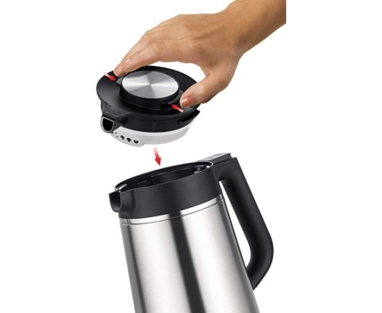 Unold Thermo flash cooker, kettle, stainless steel/black, 1.5 liters